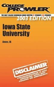 Cover of: College Prowler Iowa State University