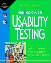 Cover of: Handbook of usability testing: how to plan, design, and conduct effective tests