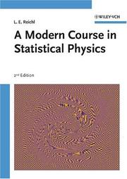 Cover of: A modern course in statistical physics by Linda Reichl