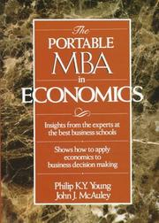 Cover of: The portable MBA in economics