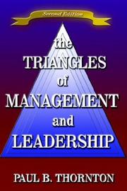 Cover of: The Triangles of Management and Leadership