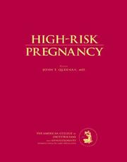 Cover of: High-Risk Pregnancy by Acog