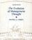 Cover of: The evolution of management thought
