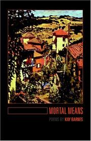 Cover of: Mortal Means