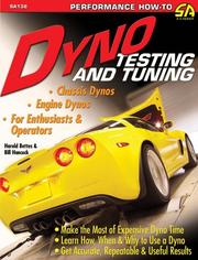 Cover of: Dyno Testing and Tuning (S-A Design) (Sa Design) by Harold Bettes, Bill Hancock