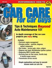Car Care for Car Guys by Ralph Kalal