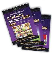Cover of: Josh McDowell's Is the Bible Personally from God: Ages 4-6