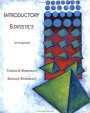 Cover of: Introductory statistics