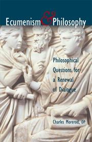 Cover of: Ecumenism and Philosophy