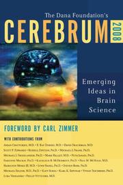 Cover of: Cerebrum 2008 by Carl Zimmer