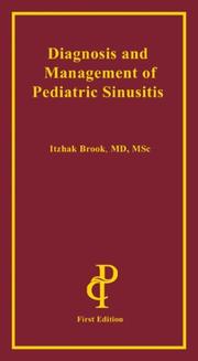 Cover of: Diagnosis And Management of Pediatric Sinusitis