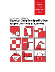 Cover of: FE Sample Questions & Solutions: Electrical Discipline (Book & CD-ROM)