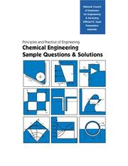 Cover of: PE Sample Questions and Solutions by National Council of Examiners for Engineering and Surveying (NCEES), National Council of Examiners for Engineering and Surveying (NCEES)