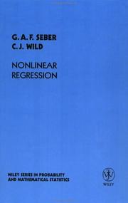 Cover of: Nonlinear regression