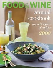 Food & wine annual cookbook by Dana Cowin
