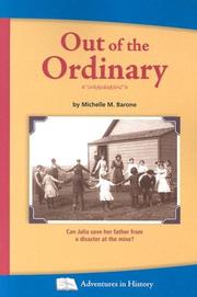Cover of: Out of the Ordinary (Adventures in History) by 