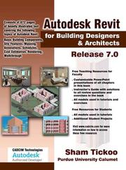 Cover of: Autodesk Revit for Building Designers & Architects Release 7.0