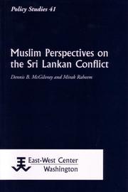 Cover of: Muslim Perspectives on the Sri Lankan Conflict