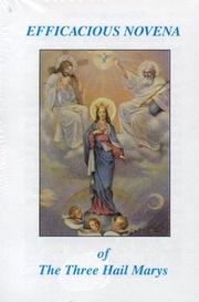 Cover of: Efficacious Novena of the Three Hail Marys