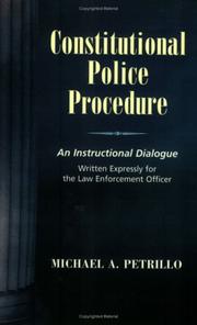 Cover of: Constitutional Police Procedure