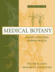 Cover of: Medical Botany: Plants Affecting Human Health
