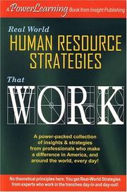 Cover of: Real World Human Resource Strategies That Work