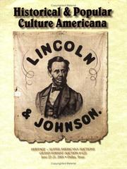 Cover of: Historical & Popular Culture Americana by Tom Slater, Marsha Dixey