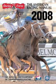 Cover of: The American Racing Manual 2008 by Paula Welch Prather, Paula Welch Prather