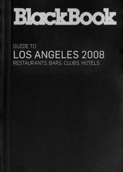 Cover of: BlackBook Guide to Los Angeles 2008