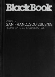 Cover of: BlackBook Guide to San Francisco 2008/09