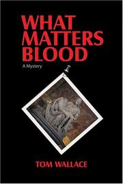 Cover of: What Matters Blood