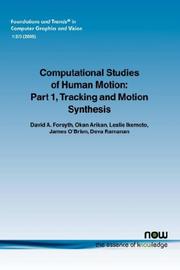 Computational studies of human motion cover