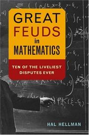 Great feuds in mathematics by Hal Hellman