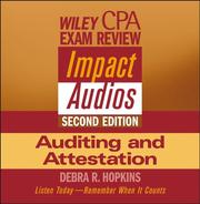Cover of: Wiley CPA Examination Review Impact Audios, 2nd Edition Auditing and Attestation Set (CPA Examination Review Impact Audios)