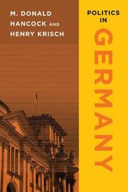 Politics in Germany by M. Donald Hancock, Henry Krisch
