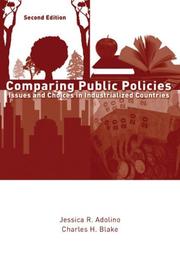 Cover of: Comparing Public Policies: Issues and Choices in Industrialized Countries, 2nd Edition