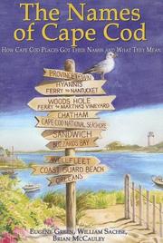 Names of Cape Cod by Brian McCauley, Eugene Green, William Sachse