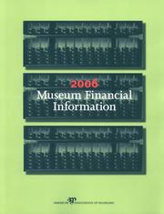 Cover of: 2006 Museum Financial Information