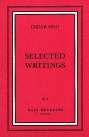 Cover of: Selected Writings (Expanded Second Edition) by Cedar Sigo
