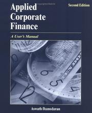 Cover of: Applied Corporate Finance by Aswath Damodaran