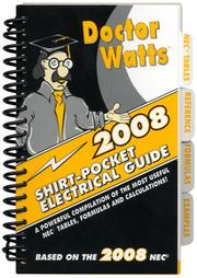 Cover of: Dr Watts Pocket Electrical Guide 2008 by M. Shapiro, M. Shapiro