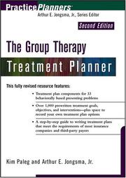 Cover of: The Group Therapy Treatment Planner (Practice Planners)