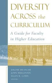 Cover of: Diversity Across the Curriculum: A Guide for Faculty in Higher Education (JB - Anker Series)