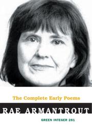 Cover of: Complete Early Poems by Rae Armantrout