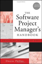 Cover of: The software project manager's handbook: principles that work at work