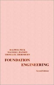 Cover of: Foundation engineering