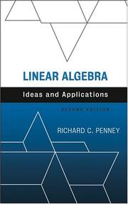 Linear algebra by Richard C. Penney