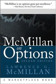 Cover of: McMillan on Options, Second Edition (Wiley Trading)
