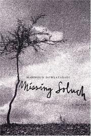 Cover of: Missing Soluch by Mahmoud Dowlatabadi