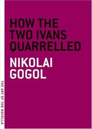 Cover of: How the Two Ivans Quarrelled (The Art of the Novella) by Николай Васильевич Гоголь